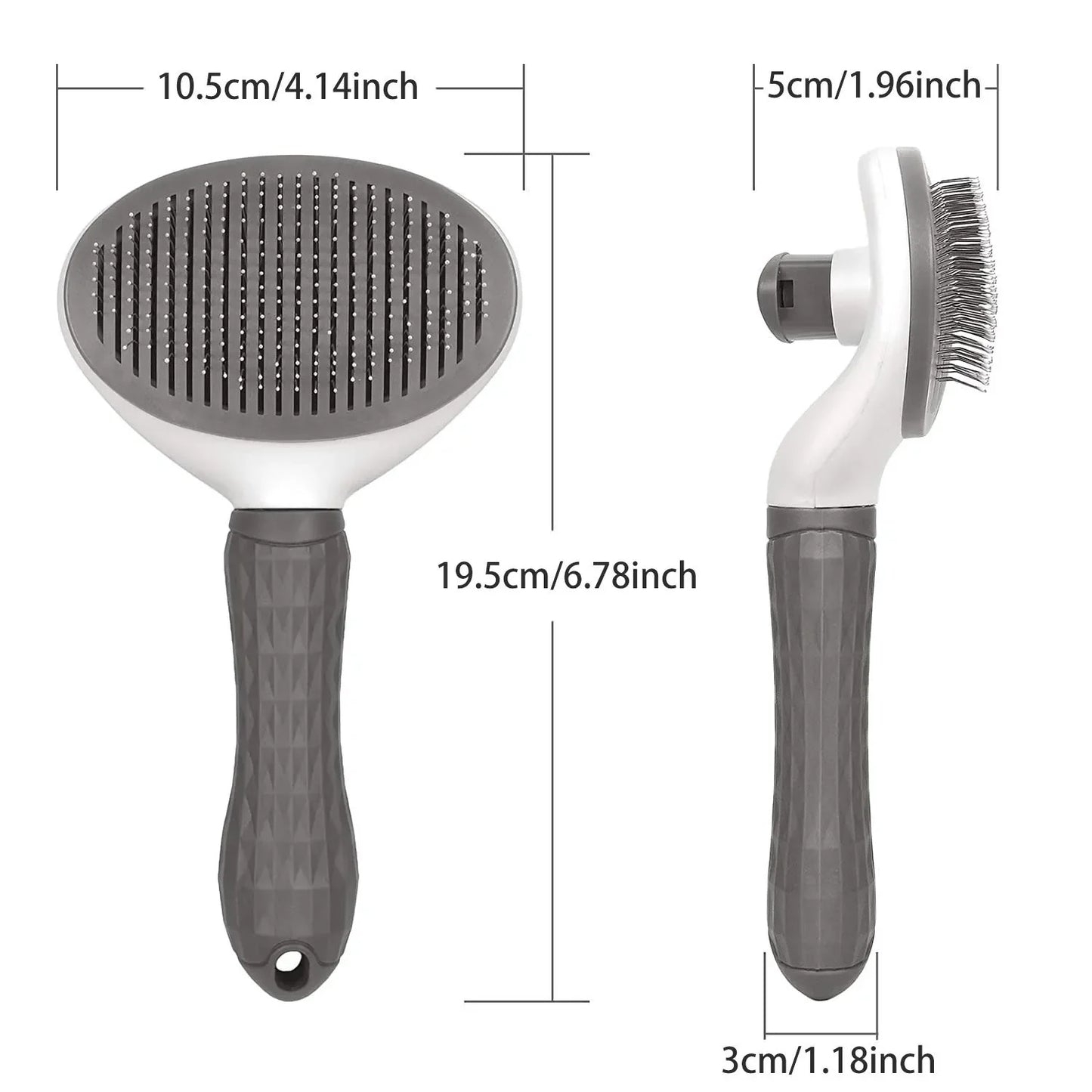 Self-Cleaning Pet Grooming Brush – Hair Remover Comb for Dogs Cats