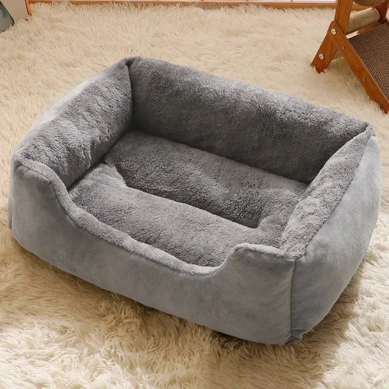 Plush Cat Bed – Soft, Breathable Pet Cushion for Cats & Small Dogs