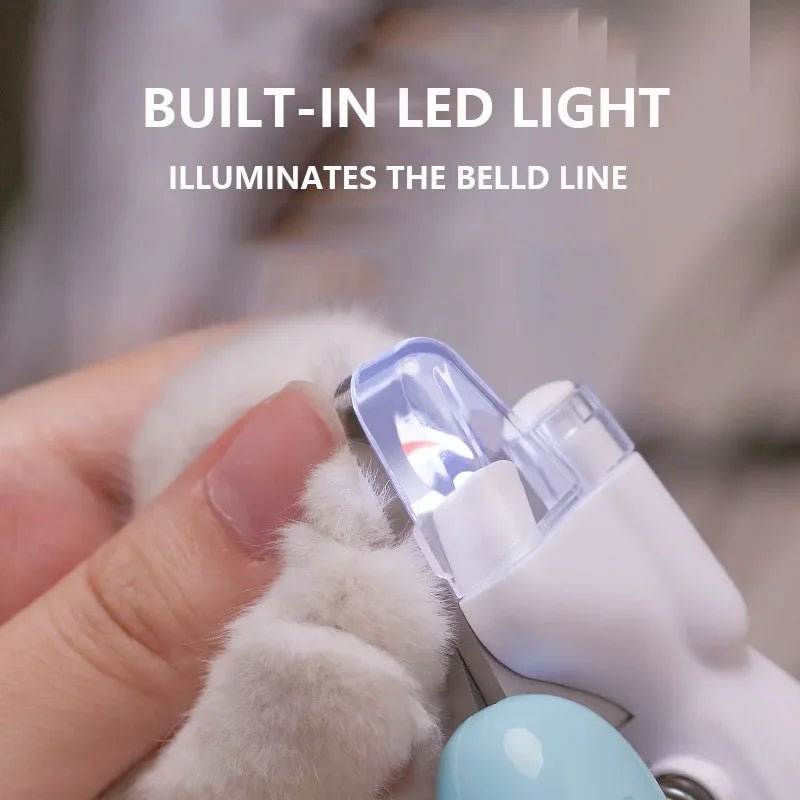 Professional LED Pet Nail Clippers – Safe & Easy Grooming for Dogs, Cats, and Small Animals