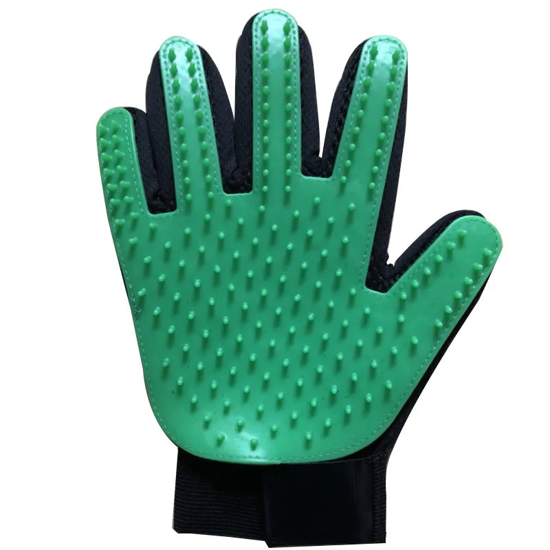 Cat & Dog Grooming Glove – Hair Removal Brush for Pets with Massage Effect (6 Colors)