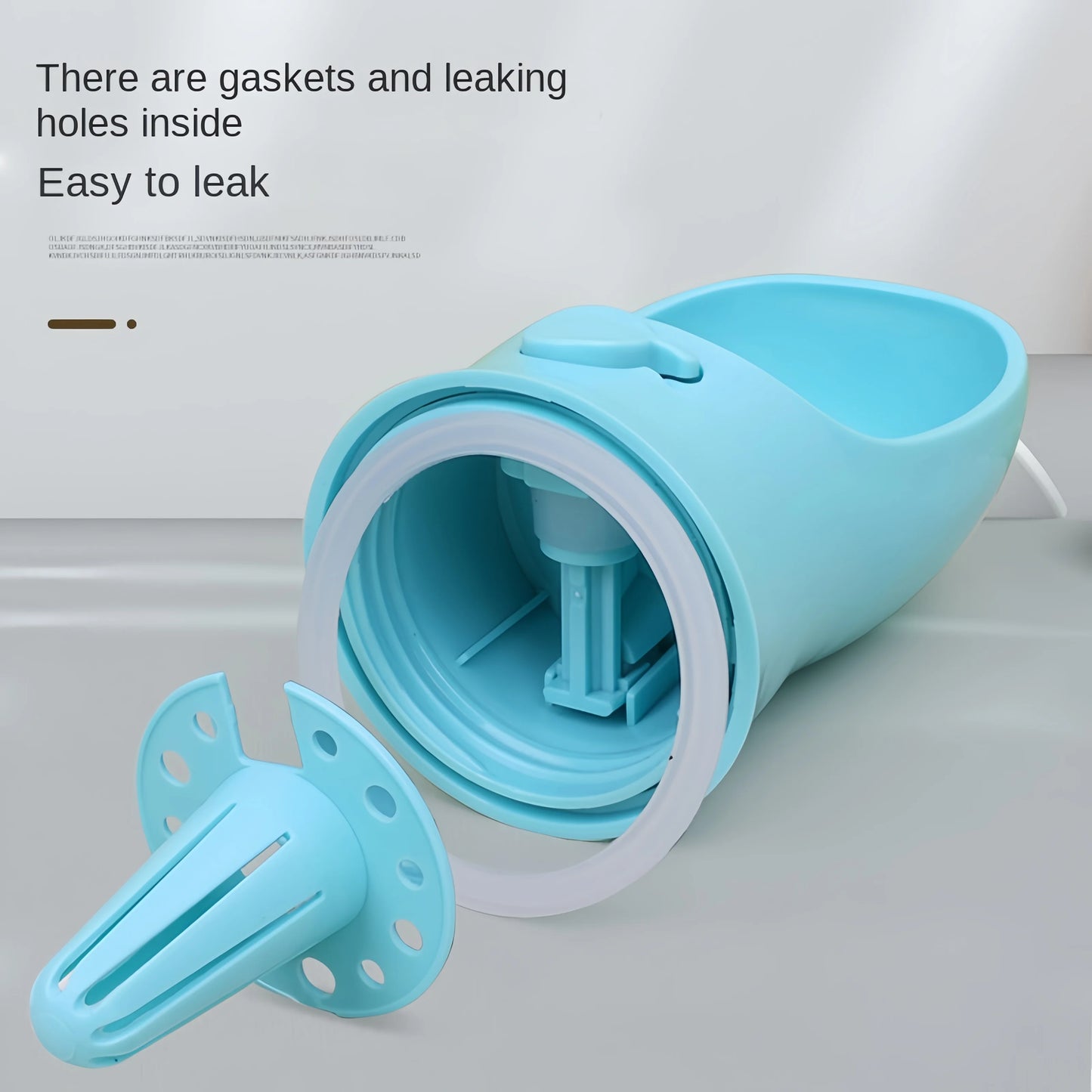Portable Dog & Cat Water Bottle – Travel Feeder with Food Storage & Leakproof Dispenser