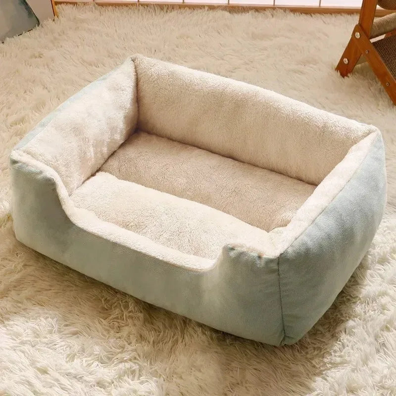 Plush Cat Bed – Soft, Breathable Pet Cushion for Cats & Small Dogs