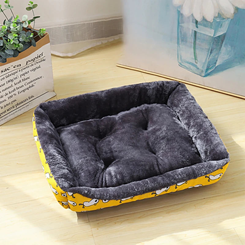 Breathable Pet Bed Sofa Mat – Printed Cushion for Dogs & Cats (Small to Large Sizes)