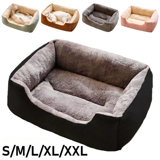 Plush Cat Bed – Soft, Breathable Pet Cushion for Cats & Small Dogs