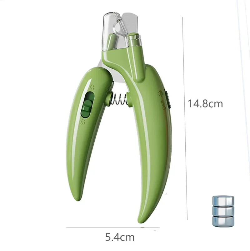 Professional LED Pet Nail Clippers – Safe & Easy Grooming for Dogs, Cats, and Small Animals