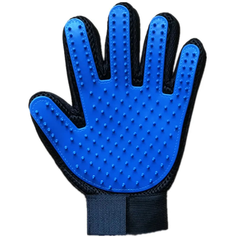 Cat & Dog Grooming Glove – Hair Removal Brush for Pets with Massage Effect (6 Colors)