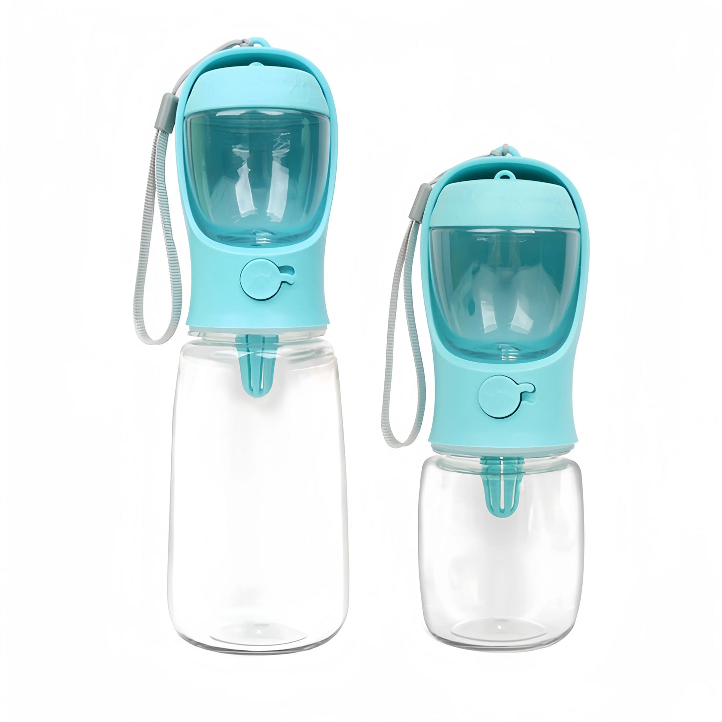 Portable Dog & Cat Water Bottle – Travel Feeder with Food Storage & Leakproof Dispenser