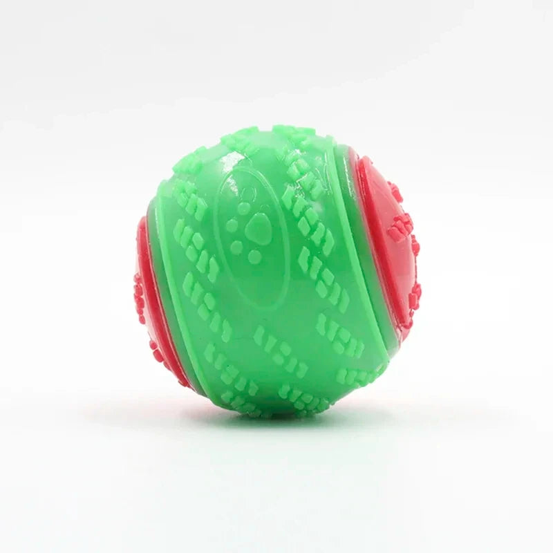 Durable Dog Chew Ball Toy – Interactive Rubber Grinding Toy for Teeth Cleaning & Play