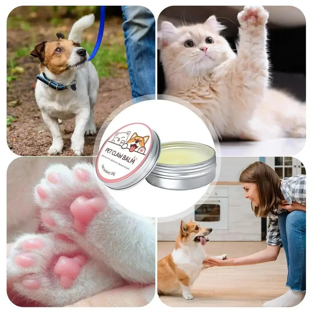 Paw Balm for Cats & Dogs – Protective Moisturizer for Cracked Paws & Nose (50g)