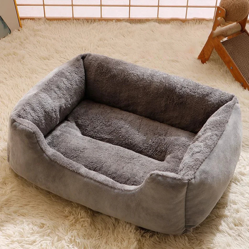 Plush Cat Bed – Soft, Breathable Pet Cushion for Cats & Small Dogs