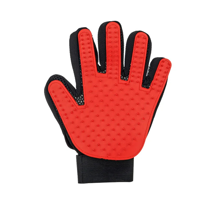 Cat & Dog Grooming Glove – Hair Removal Brush for Pets with Massage Effect (6 Colors)