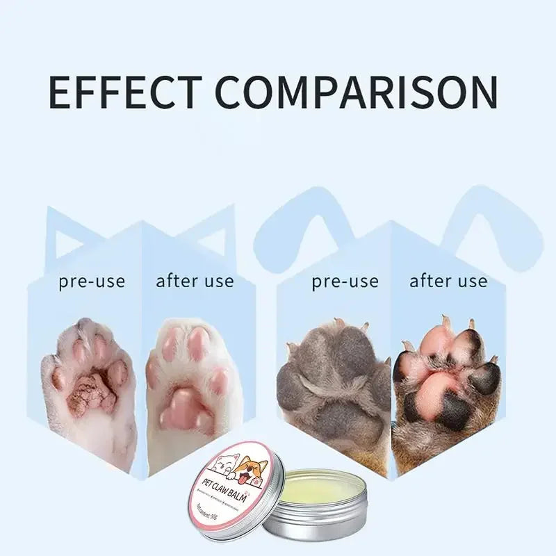 Paw Balm for Cats & Dogs – Protective Moisturizer for Cracked Paws & Nose (50g)