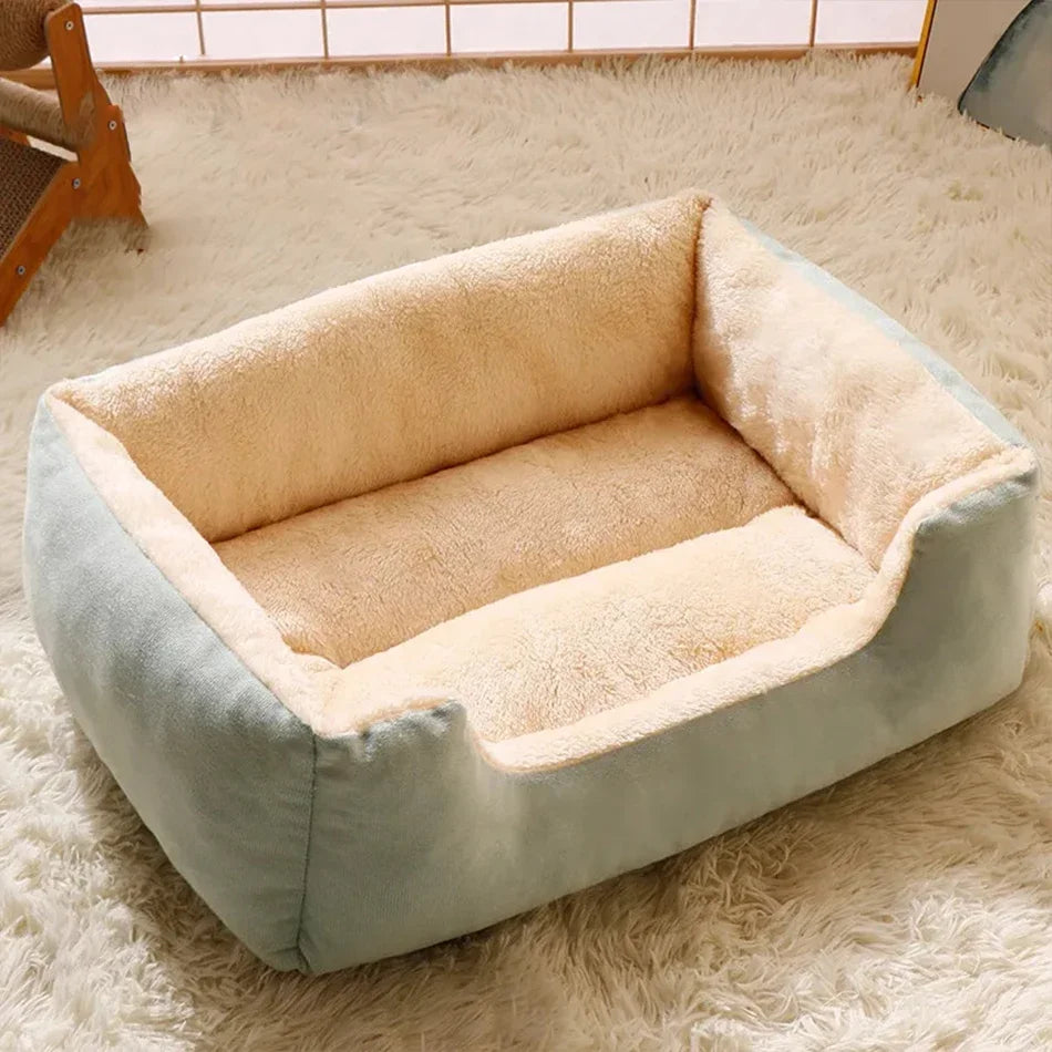 Plush Cat Bed – Soft, Breathable Pet Cushion for Cats & Small Dogs