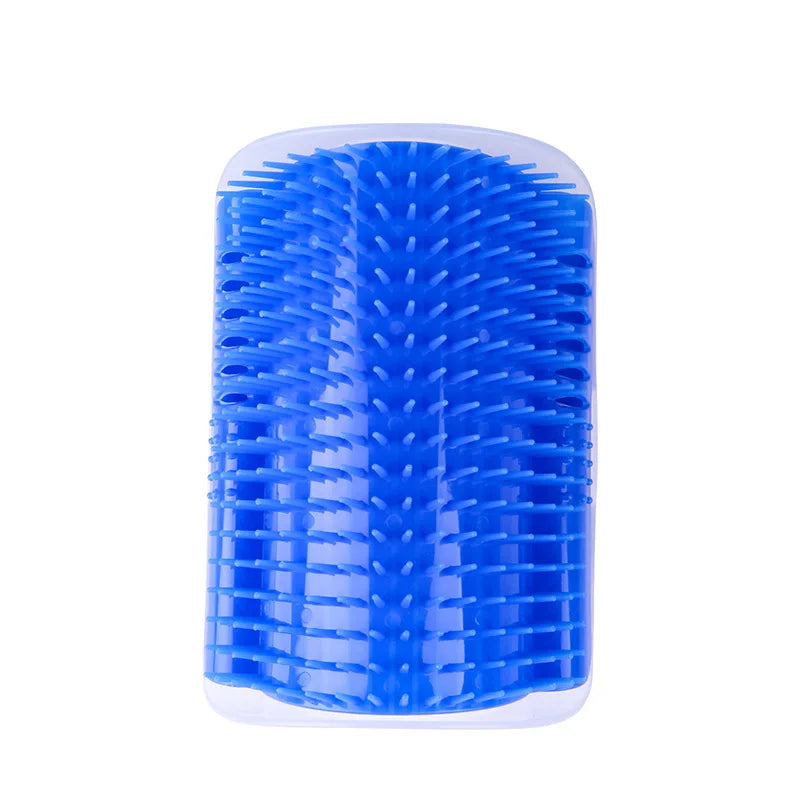 Cat Wall Corner Self-Grooming Brush – Corner Scratcher & Massager with Bristles