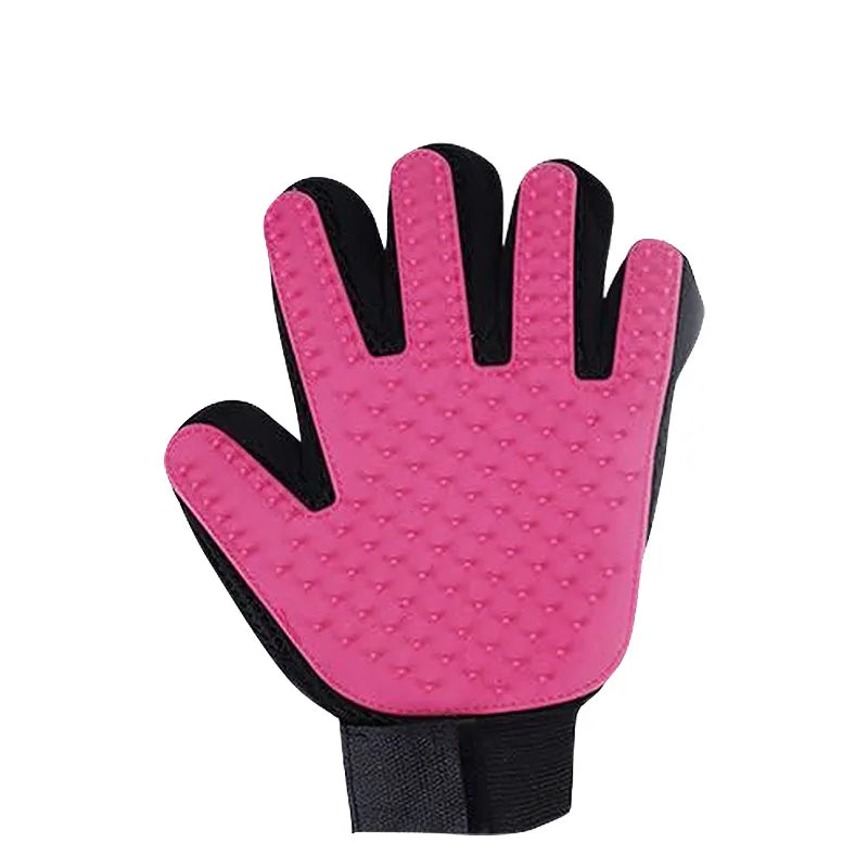 Cat & Dog Grooming Glove – Hair Removal Brush for Pets with Massage Effect (6 Colors)
