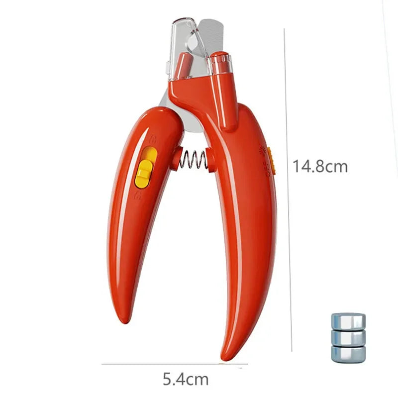 Professional LED Pet Nail Clippers – Safe & Easy Grooming for Dogs, Cats, and Small Animals