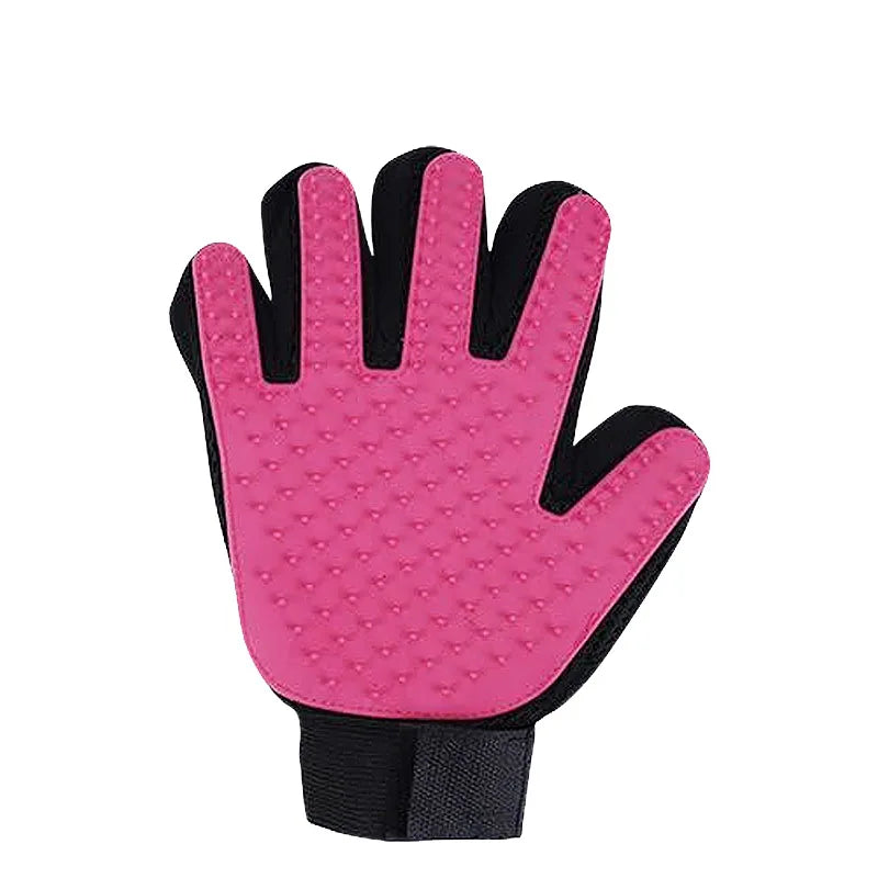 Cat & Dog Grooming Glove – Hair Removal Brush for Pets with Massage Effect (6 Colors)