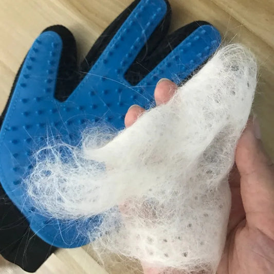 Cat & Dog Grooming Glove – Hair Removal Brush for Pets with Massage Effect (6 Colors)