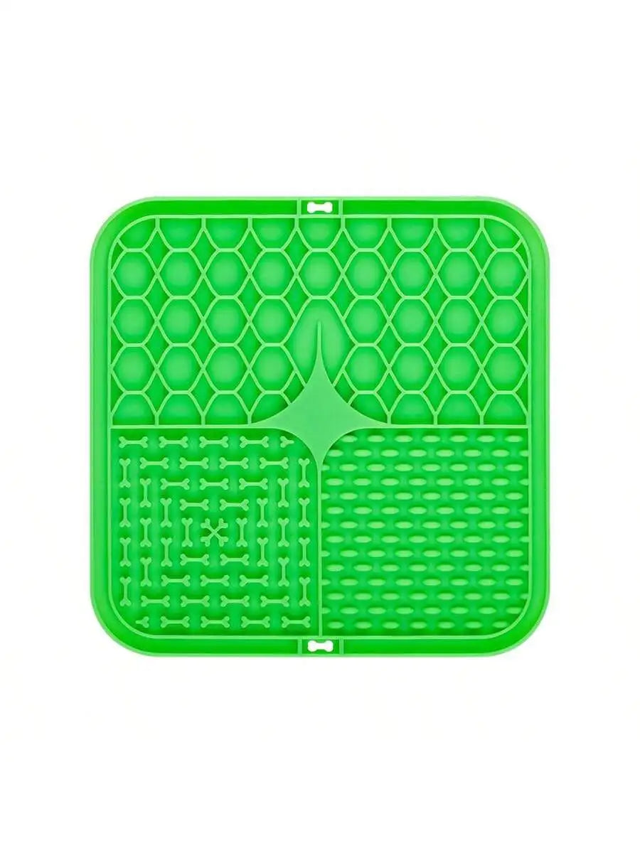 Dog Licking Pad with Suction Cups – Slow Feeder Mat for Anxiety Relief & Treat Time