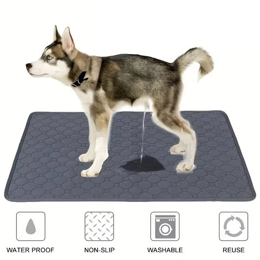 Reusable Waterproof Dog Pee Pad – Washable Pet Training Mat for Car, Sofa, or Floor Protection